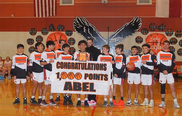   Congratulations to Abel Villela for Reaching 1000 points in 3 years in Basketball