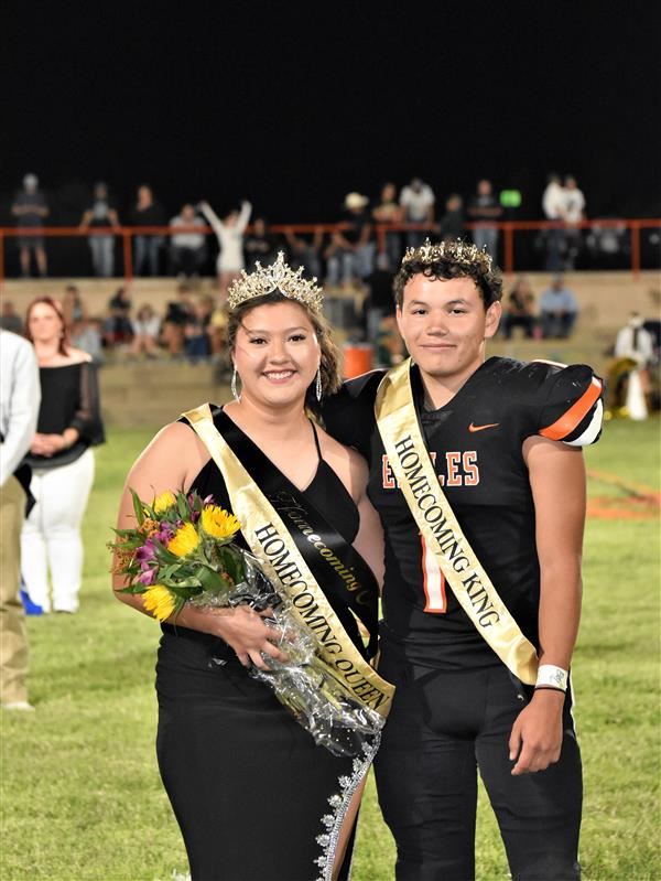  Congratulations to the 2022- 2023 - Mr. and Miss SHS - Jeremiah Lopez and Rachael Serna